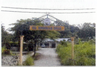 Papan tanda kampung di Kampung Jenderam Hulu