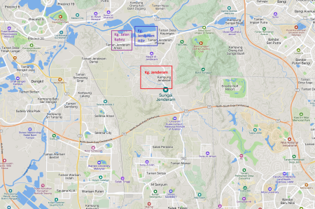 Peta sekitar Jenderam, 2025